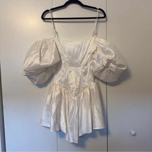 For Love & Lemons Bridal Mia Mini Dress - Picture 2 of 10